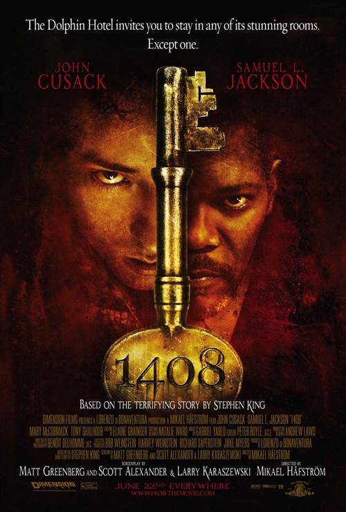 1408 Courtesy of Dimension FIlms. All Rights Reserved. 1408 movie poster