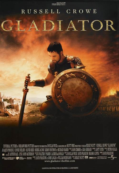 Gladiator Courtesy of Universal Pictures. All Rights Reserved. Gladiator movie poster