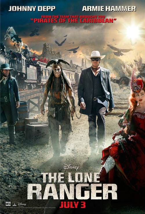 The Lone Ranger Courtesy of Walt Disney Pictures. All Rights Reserved. The Lone Ranger movie poster