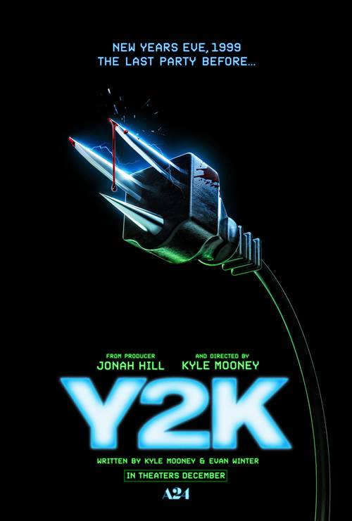 Y2K Courtesy of A24. All Rights Reserved. Y2K movie poster